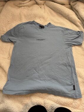 Sonneti Light Blue Minimal Logo Short Sleeve Tee